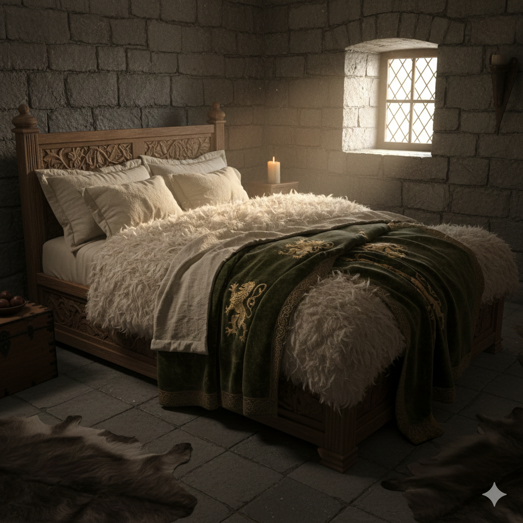 Mittelalterliches Federbett