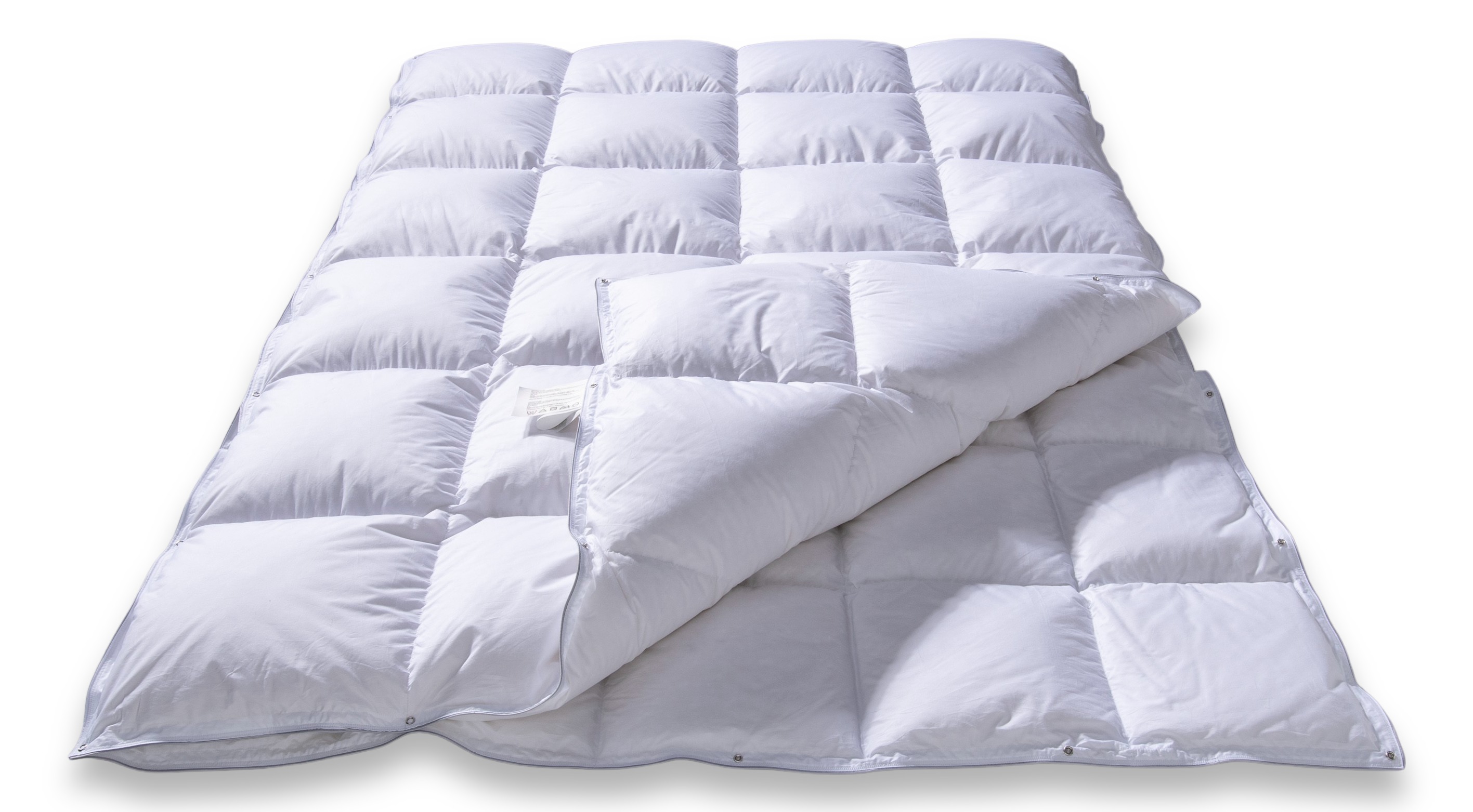 Vierjahreszeiten-Bett - 135x200 -100% Daunen