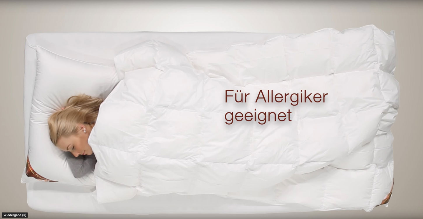 Allergiker-geeignete-Daunendecke