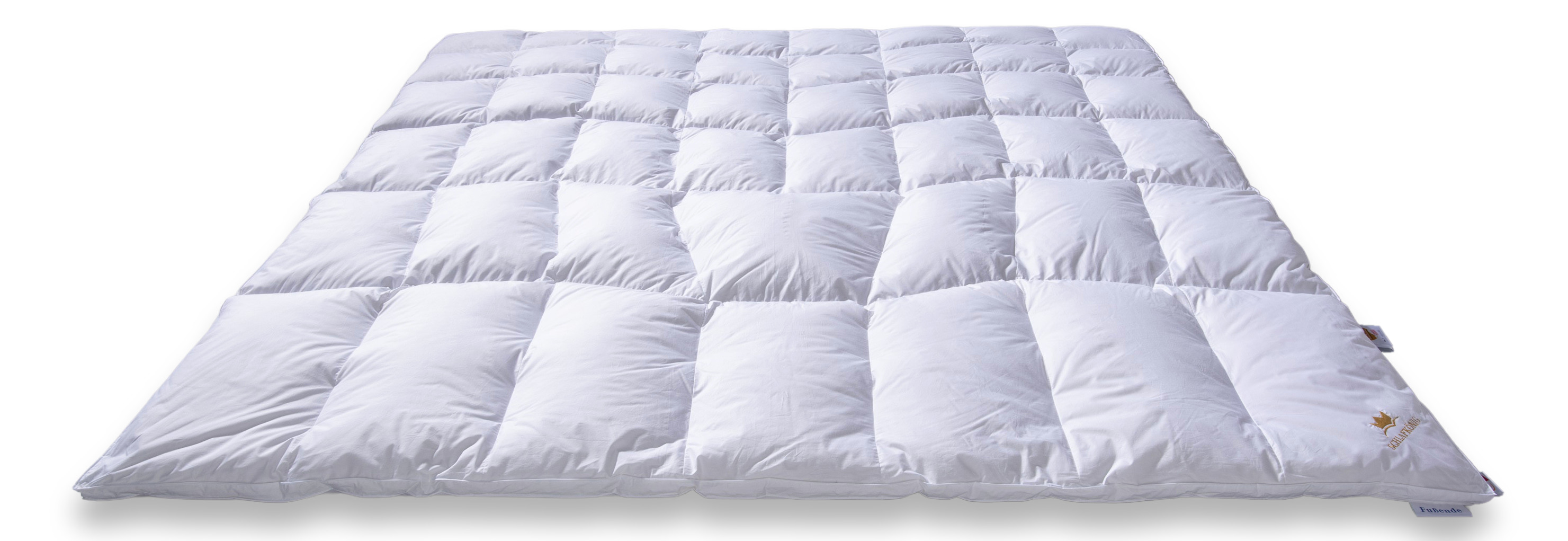 Daunendecke medium warm 200x200 Frontansicht