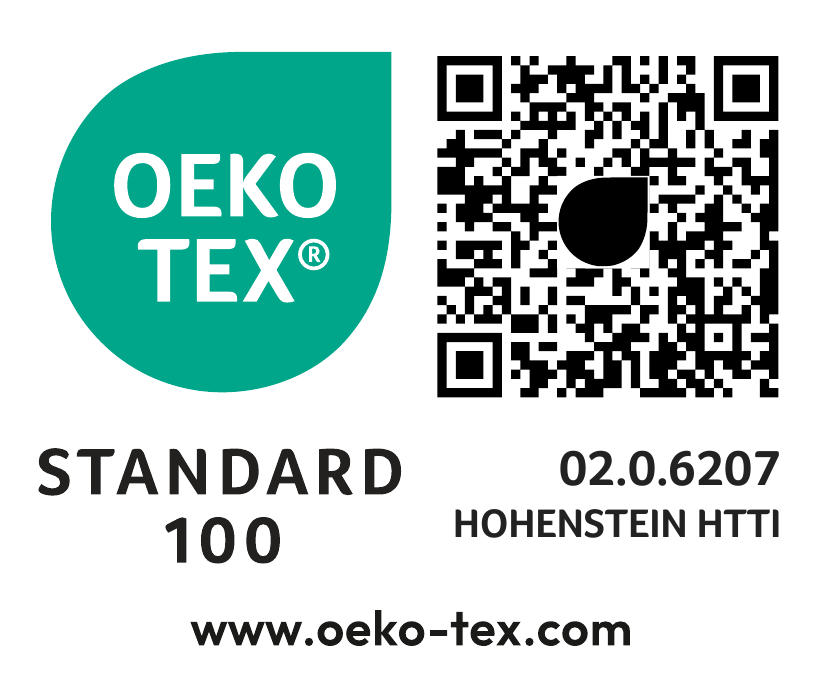 Schadstoffgeprüft nach Oeko-Tex Standard 100