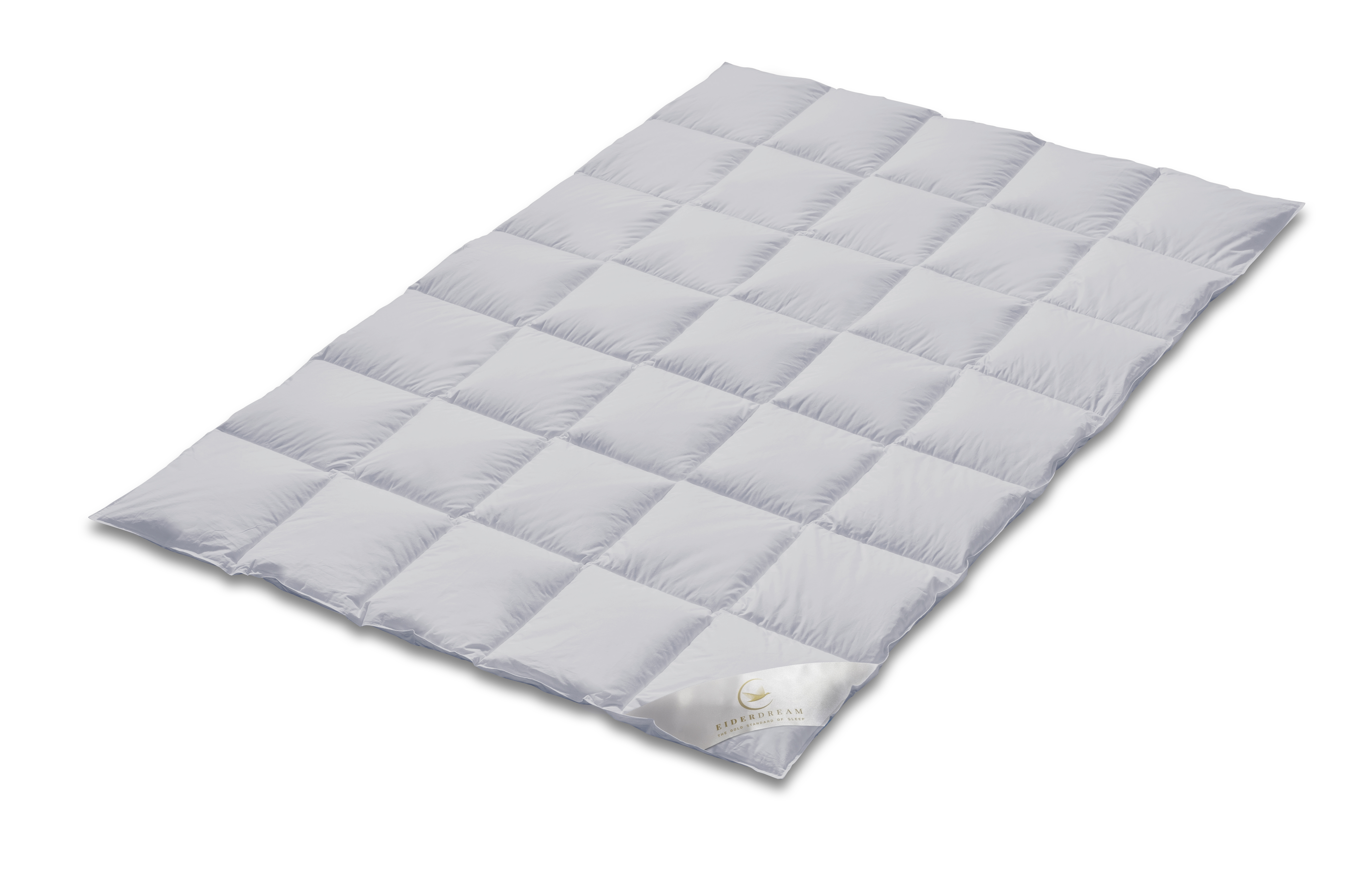 Eiderdaunendecke 135x200 cm mit 2 cm Steg - 5x7 Kassetten