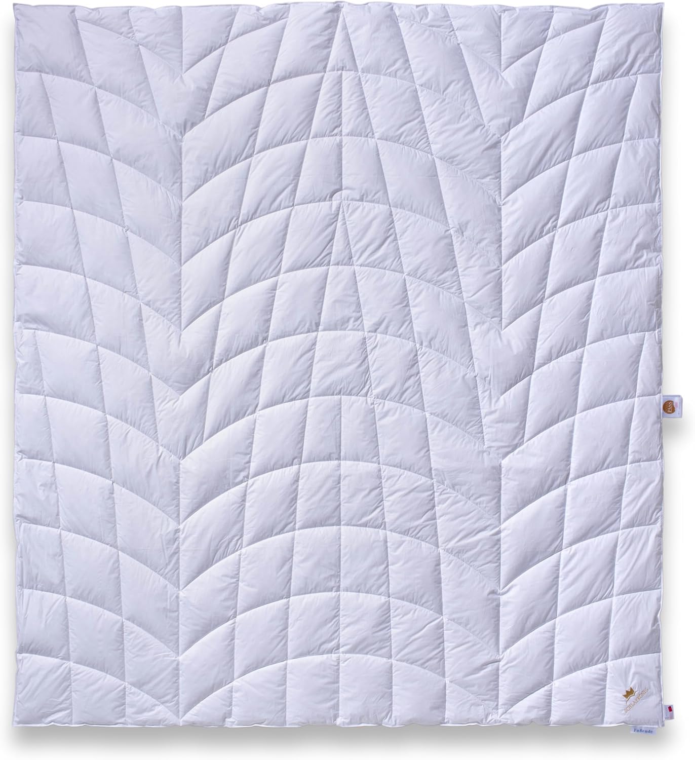 Sommerdaunendecke 200x220 mit Körperzonen-Steppung - sommerleicht