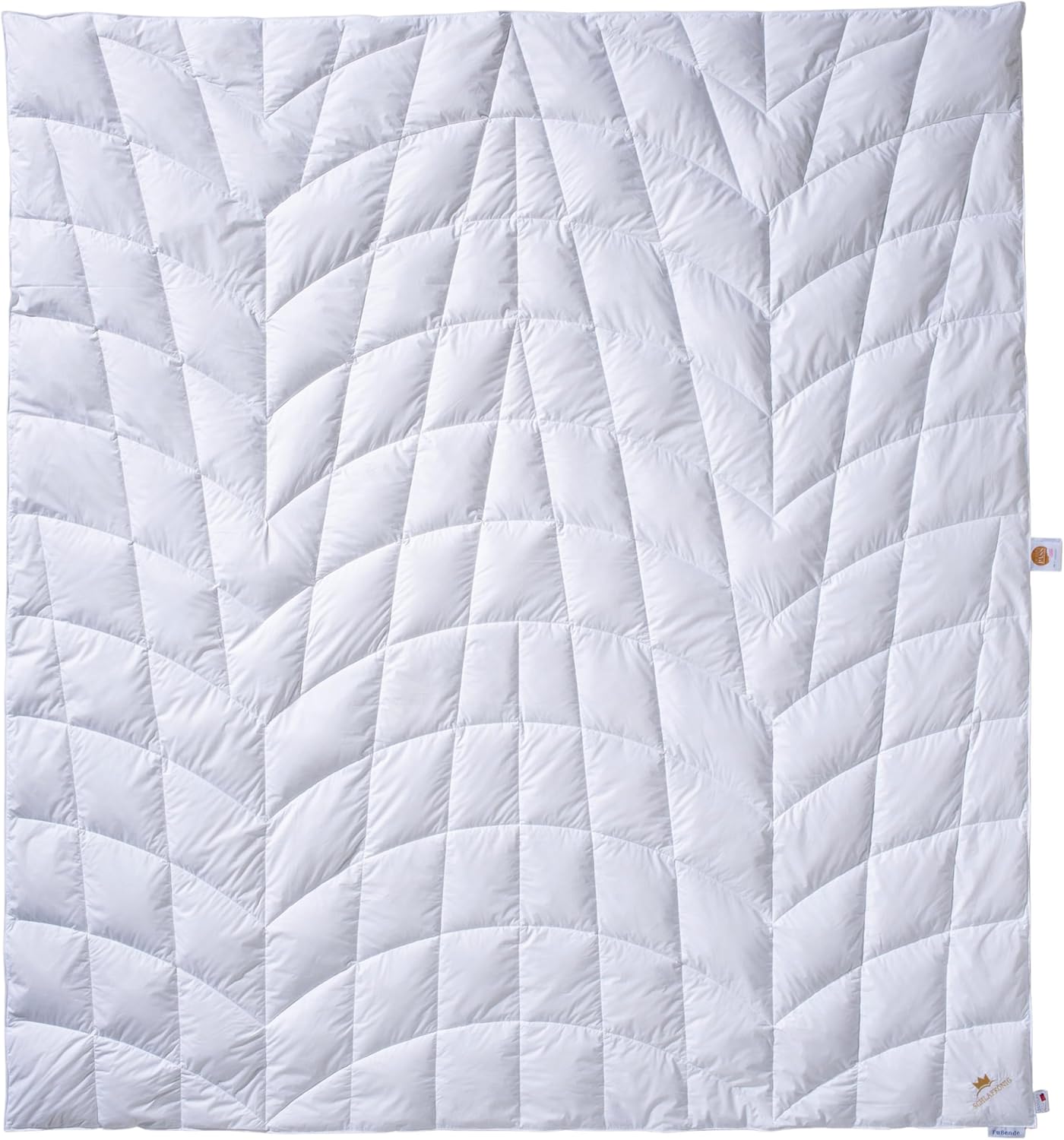 Sommerdaunendecke 220x240 mit Körperzonen-Steppung - sommerleicht