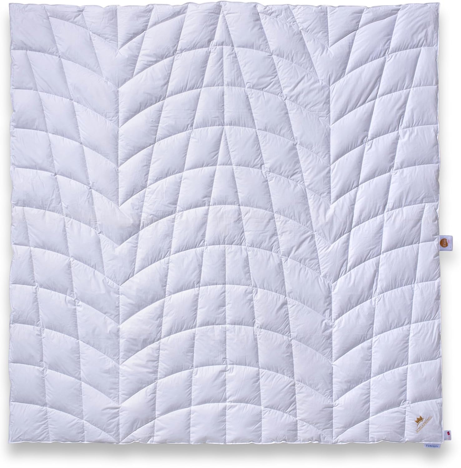 Sommerdaunendecke 200x200 mit Körperzonen-Steppung - sommerleicht