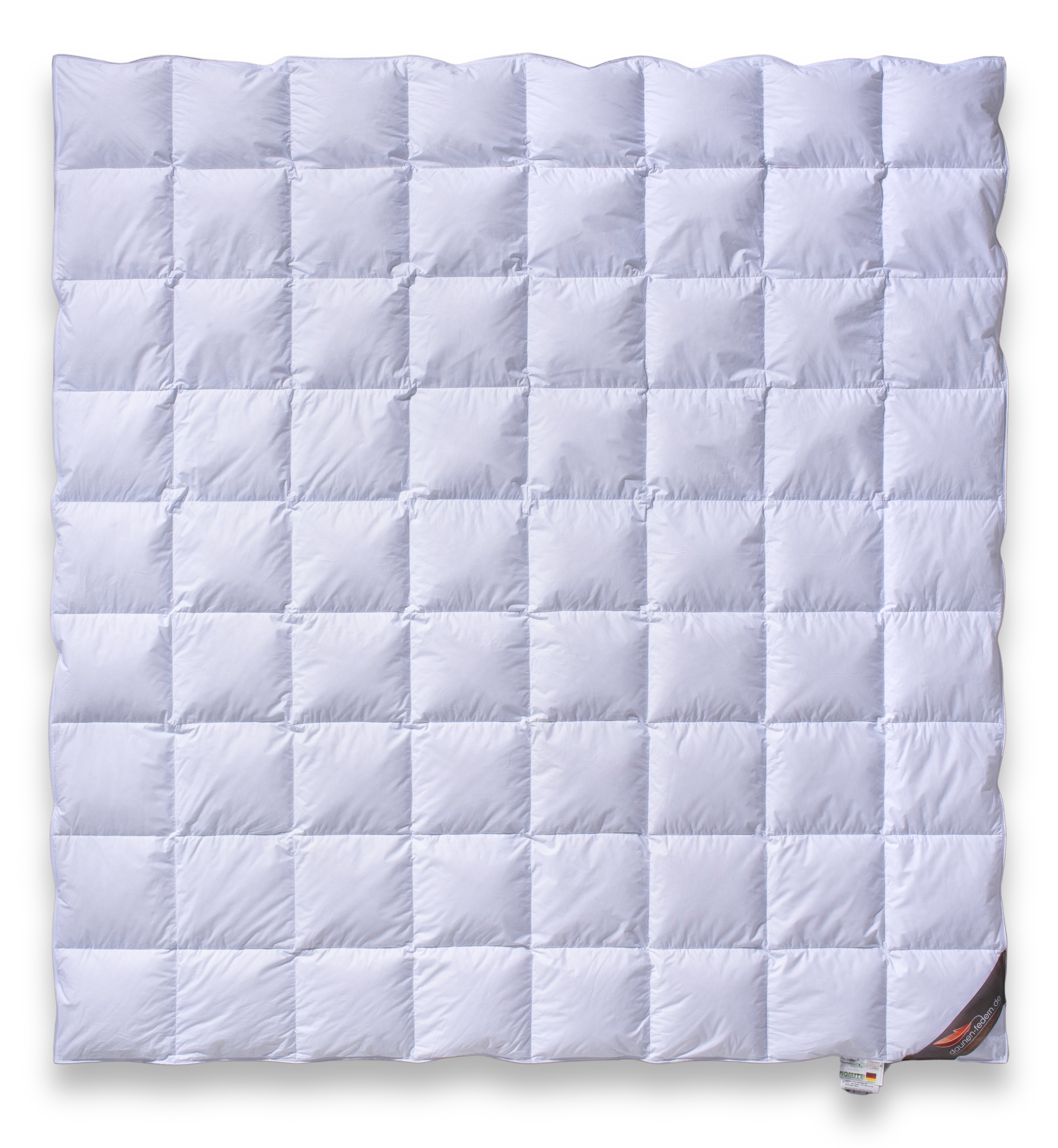 Sommer-Daunendecke 8x8- 200x220 -100% Daunen