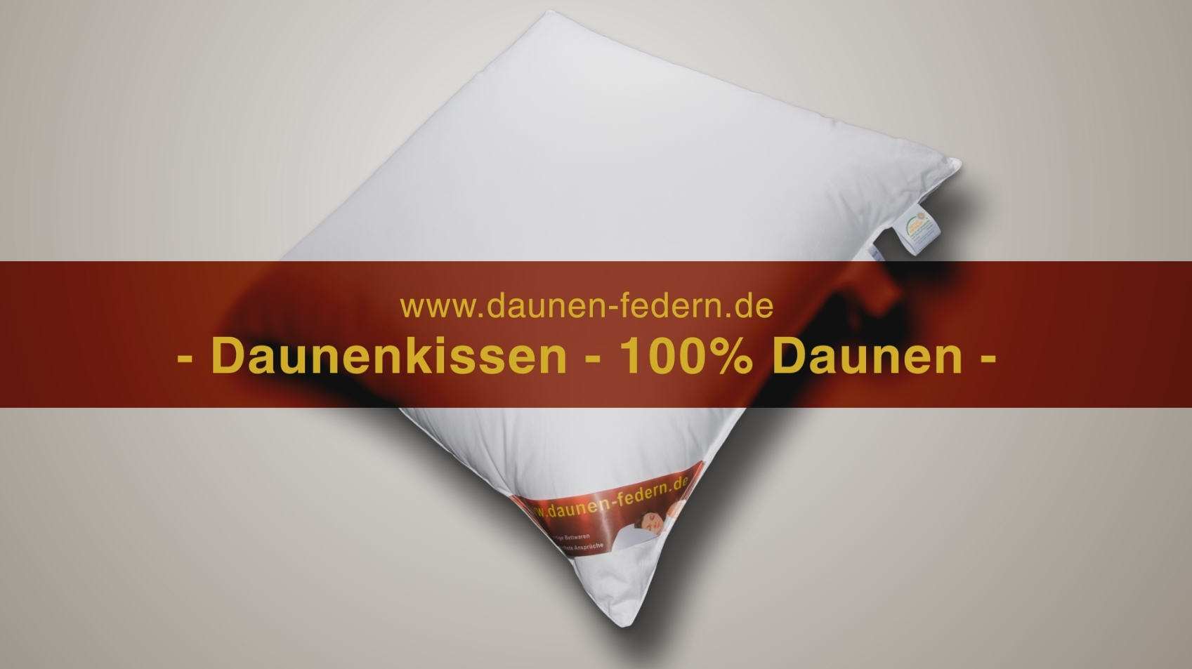 Daunenkissen 100% Daunen