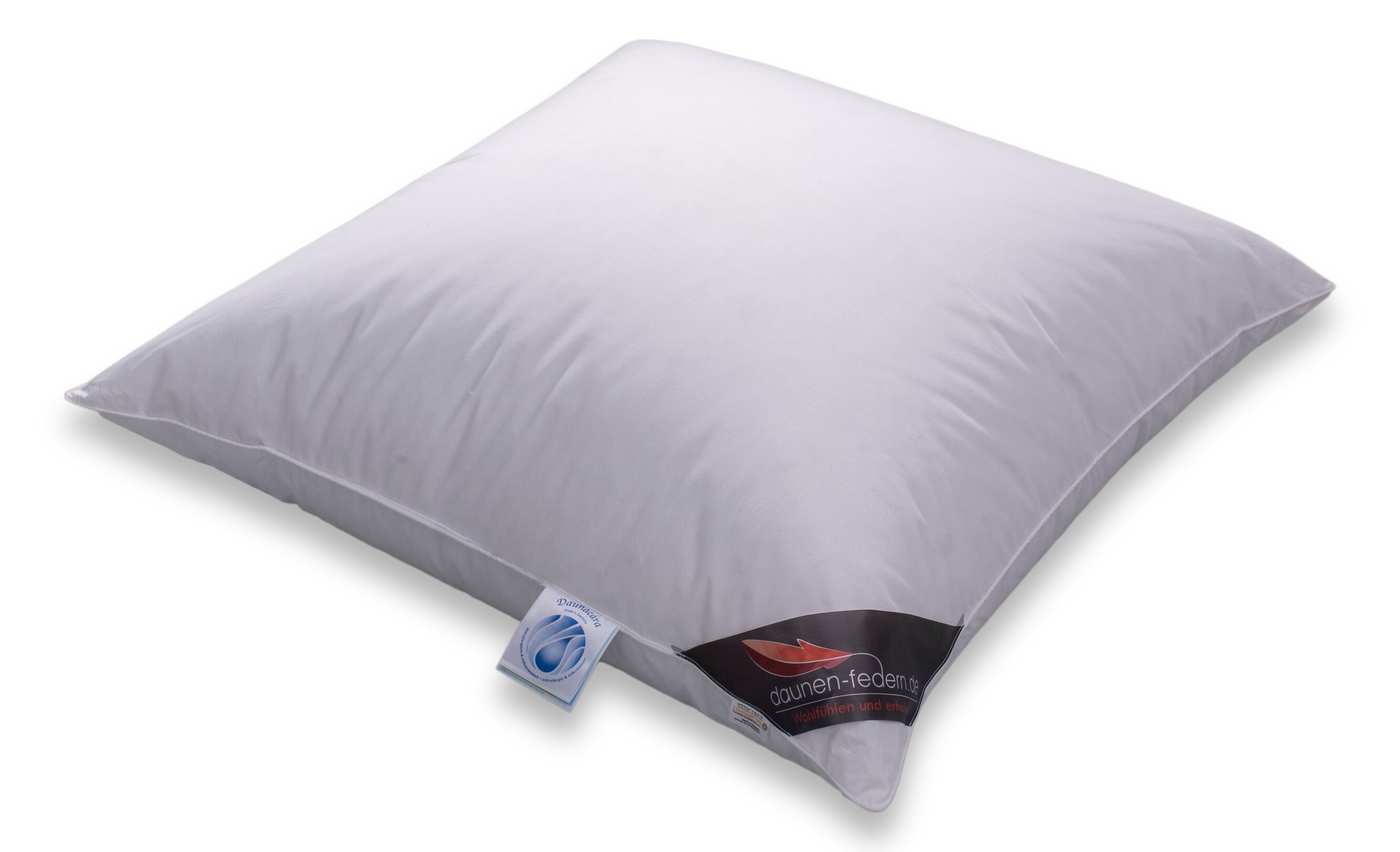 Kopfkissen 80x80 cm - 15% Daunen - 85% Federn