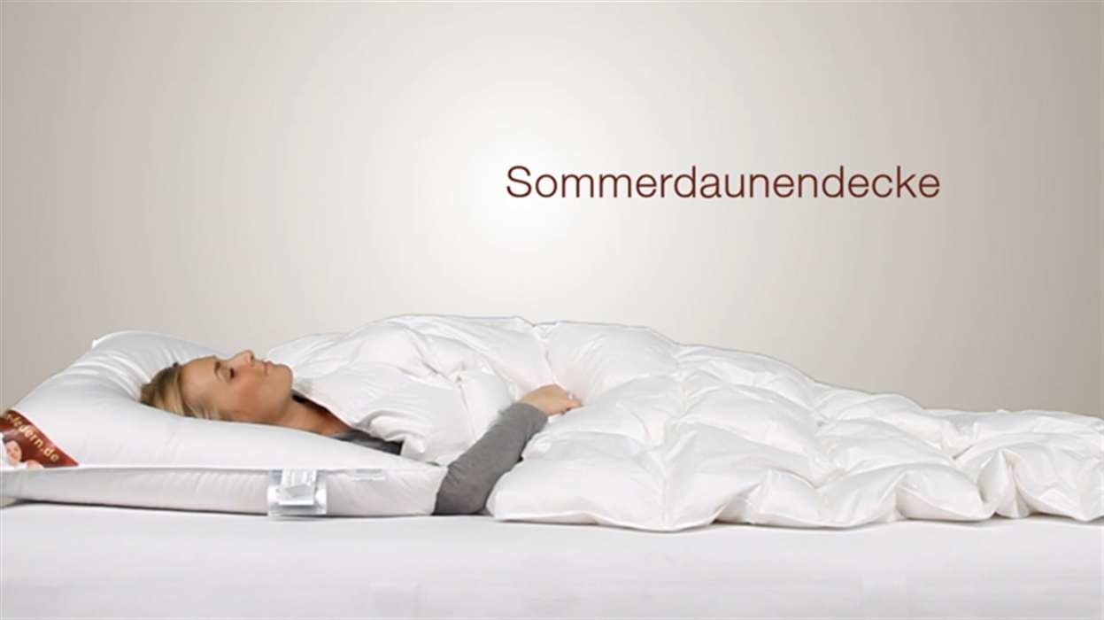 Sommerbettdecke 135x200 100% Daunen