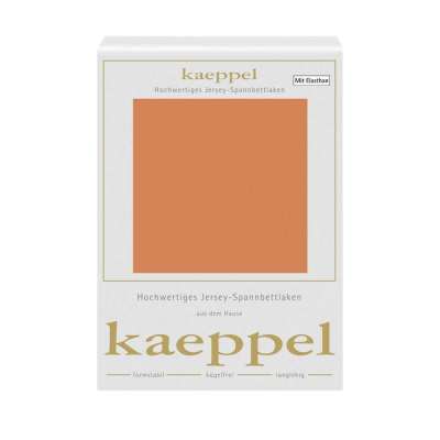 Spannbettlaken Jersey Elastan mandarine Spannbettlaken Jersey Elastan mandarine