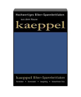 Biber Spannbetttuch marine Biber Spannbetttuch marine