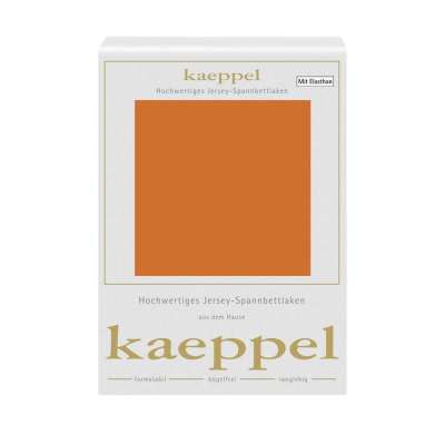 Spannbettlaken Jersey Elastan orange Spannbettlaken Jersey Elastan orange
