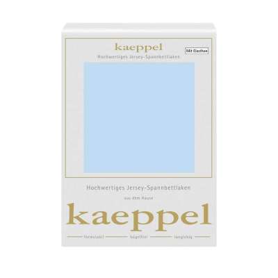 Spannbettlaken Jersey Elastan hellblau Spannbettlaken Jersey Elastan hellblau