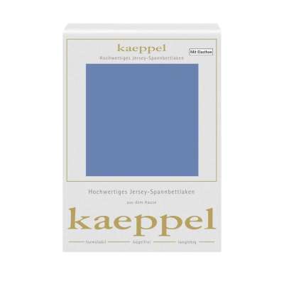 Spannbettlaken stahlblau mit 3% Elastan Spannbettlaken stahlblau mit 3% Elastan