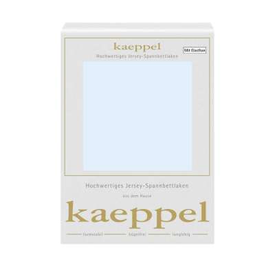 Spannbettlaken Jersey Elastan ciel blau Spannbettlaken Jersey Elastan ciel blau