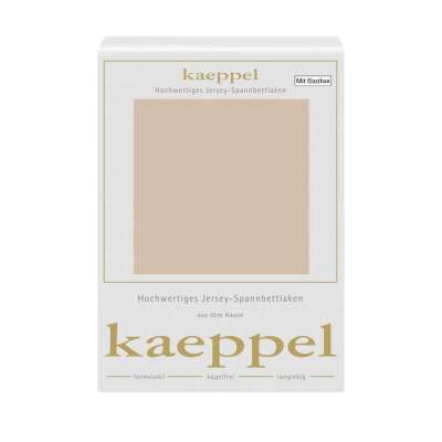 Spannbettlaken Jersey Mako Elastan in champignon Spannbettlaken Jersey Mako Elastan in champignon