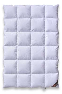 Kassetten-Bett 4x6 - 155x220 -100% Daunen oben