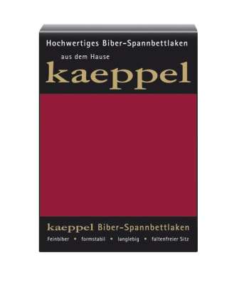 Biber Spannbetttuch kaeppel karmin rot Biber Spannbetttuch kaeppel karmin rot