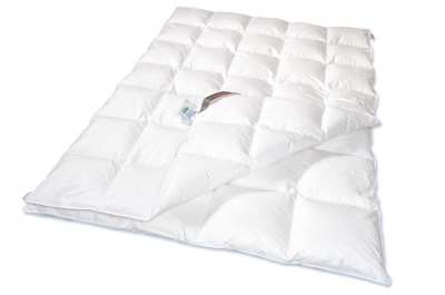Vierjahreszeiten-Bett - 155x220 -80% Daunen / 20% Federn