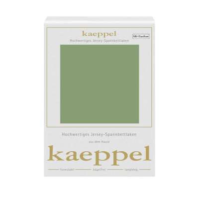 Spannbettlaken Jersey Elastan olive grün Spannbettlaken Jersey Elastan olive grün