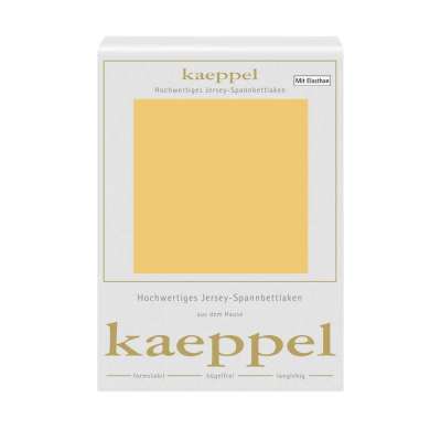 Spannbettlaken Jersey Elastan mais gelb Spannbettlaken Jersey Elastan mais gelb