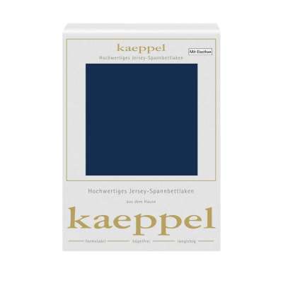 Spannbettlaken Jersey Elastan marine blau Spannbettlaken Jersey Elastan marine blau