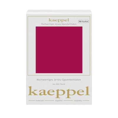 Spannbettlaken Jersey Elastan rubin rot Spannbettlaken Jersey Elastan rubin rot