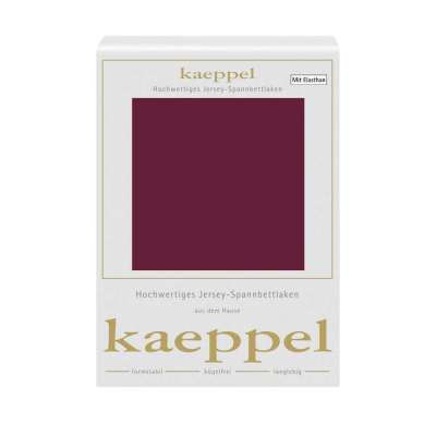 Spannbettlaken Jersey Elastan burgund Spannbettlaken Jersey Elastan burgund