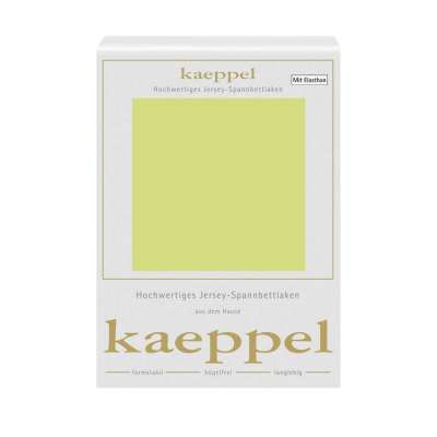 Spannbettlaken Jersey Mako Elastan apfel grün Spannbettlaken Jersey Mako Elastan apfel grün